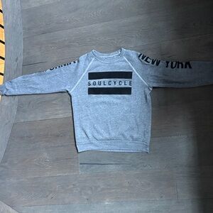 SoulCycle Charcoal Crewneck Sweater